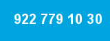 922 779 10 30 922 779 10 30